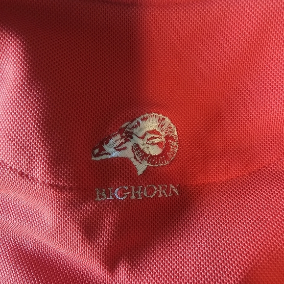 Lily’s BIGHORN Golf Club Sleeveless Polo L Red White Colorblock Sport Top - Picture 10 of 10